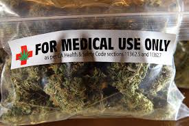 bag of medical marijuana