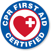 CPR First Aid Certified Logo